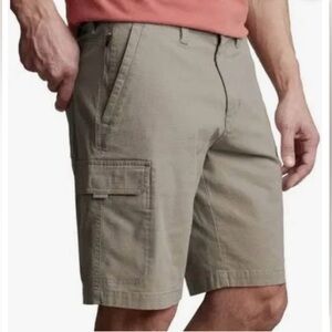 NWT Copper & Oak Supply Co. Men's Venture Ripstop Stretch Tan Cargo Shorts 42